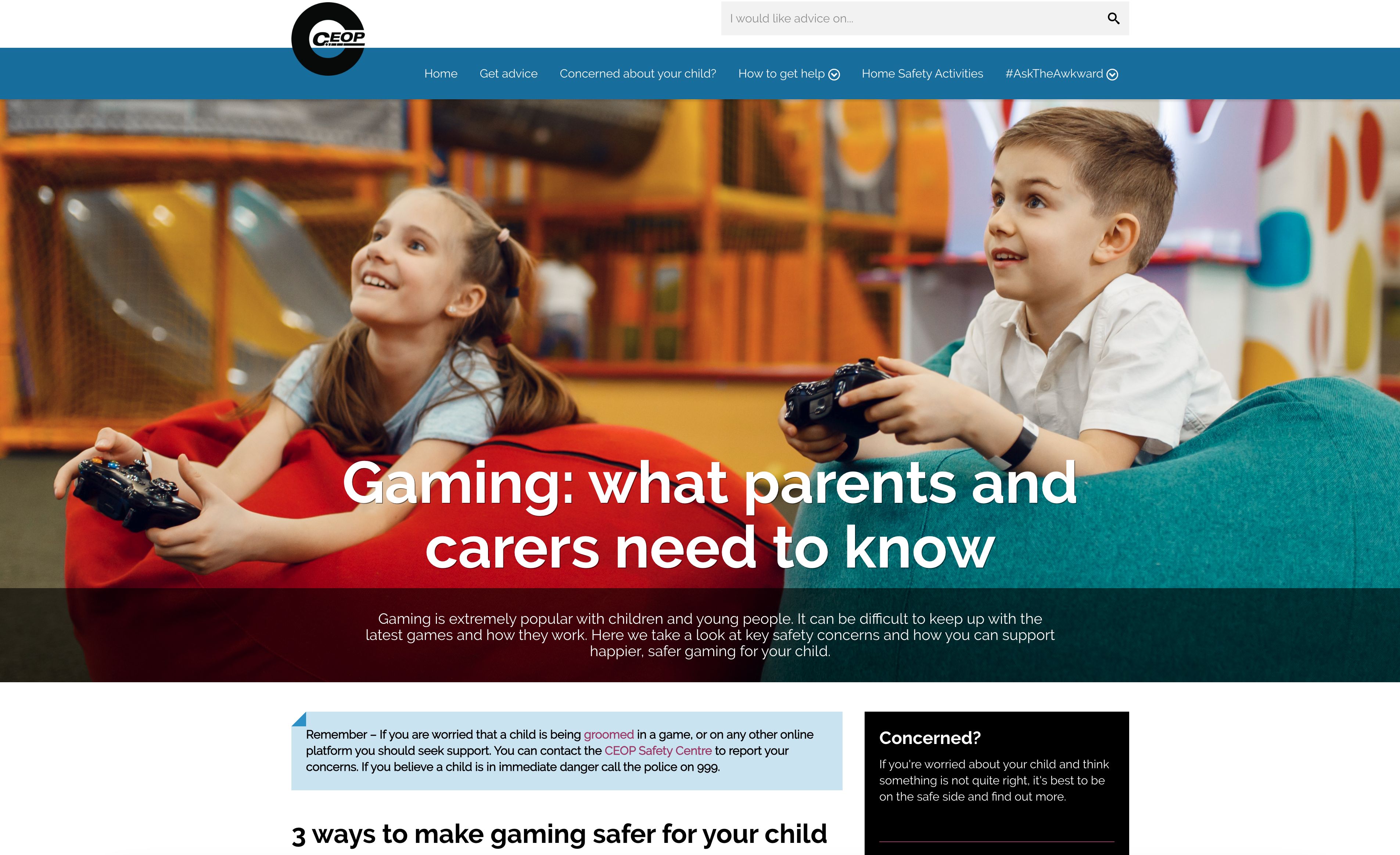 Gaming: what parents and carers need to know