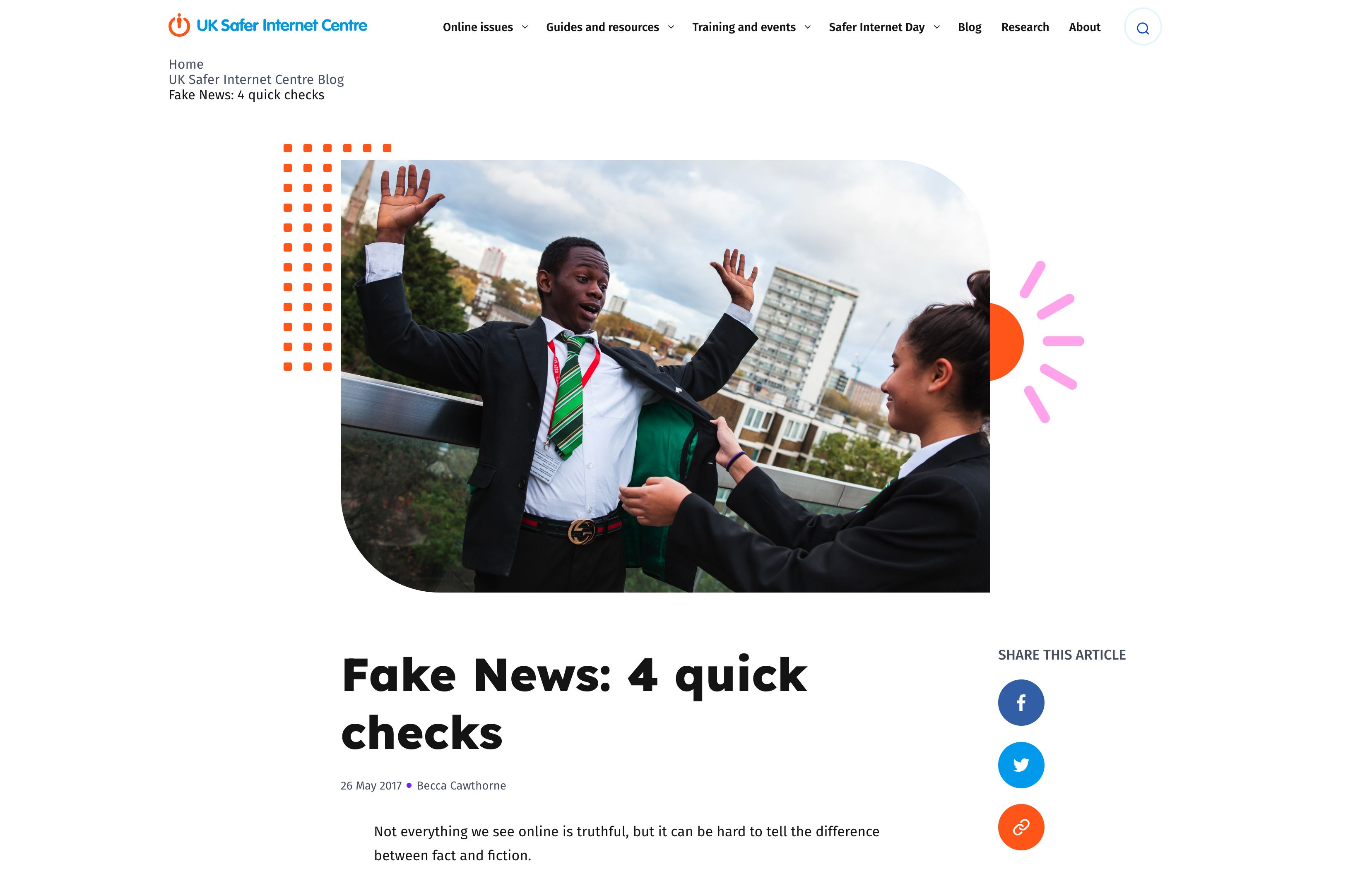 Fake News: 4 quick checks