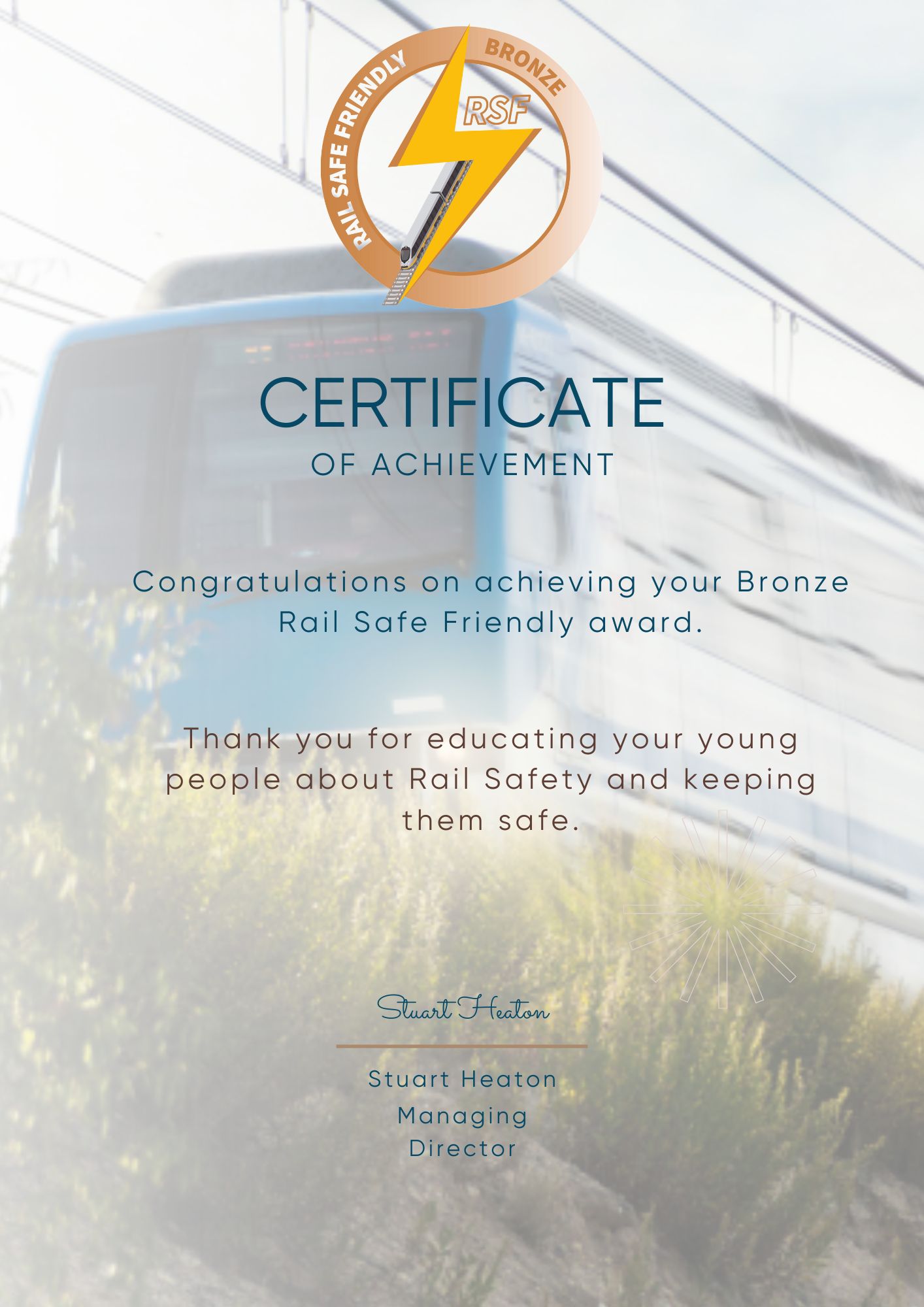 Rail Safety Award